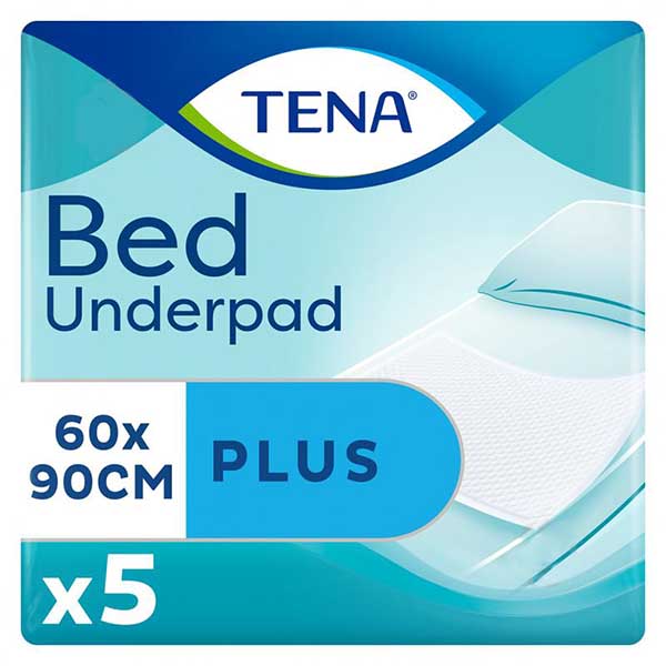 Непромокаемая пеленка Tena Bed Plus 60х90 см 5 шт.