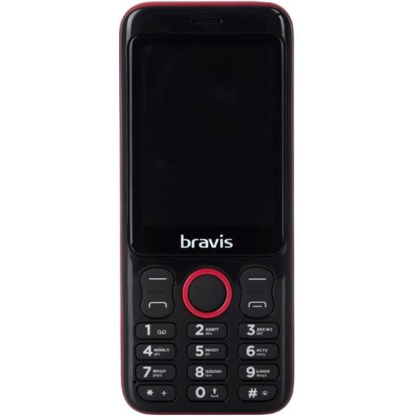 Телефон мобильный Bravis C281 Wide red
