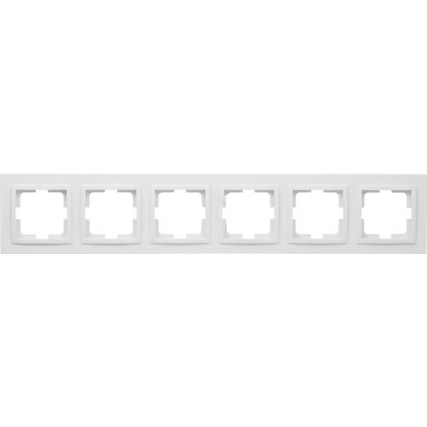Рамка шестиместная Mono Despina универсальная белый 102-190000-166