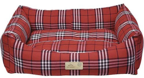 Кровать 4DOG DELUXE Culcus 50x38x19 см красный 5949060214277