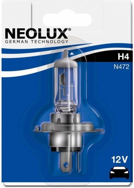 Лампа галогенная Neolux Standart (N472) H4 P43t 12 В 60/55 Вт 1 шт 3200