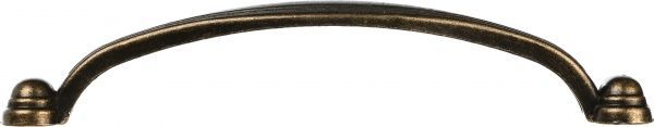 Мебельная ручка L385 96 мм античная бронза