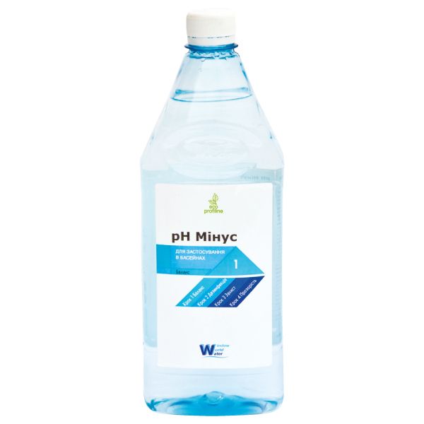Средство для снижения pH жидкость рН– 1 л Window World Water 