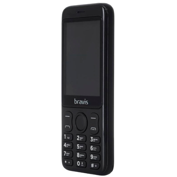 Телефон мобильный Bravis C281 Wide black