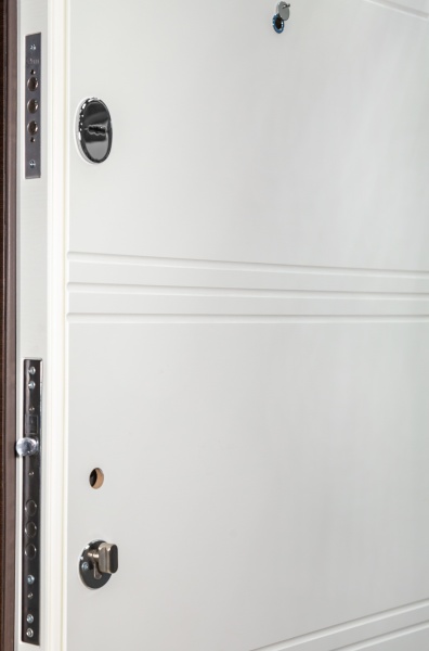 Дверь входная Revolut Doors В-413 мод. 163 венге горизонт темный / дуб пломбир горизонт 2040x840 мм левая