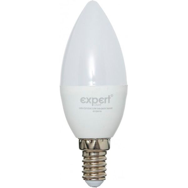 Лампа светодиодная Expert 7,5 Вт C37 матовая E14 220 В 3000 К 