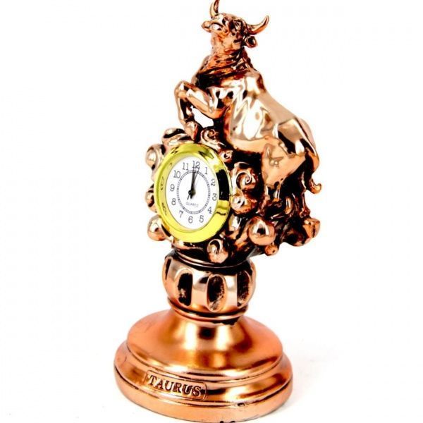 Статуэтка-часы Знак зодиака Телец T1125 Classic Art