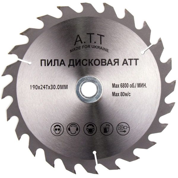 Пильный диск A.T.T.  190x30x1.7 Z24