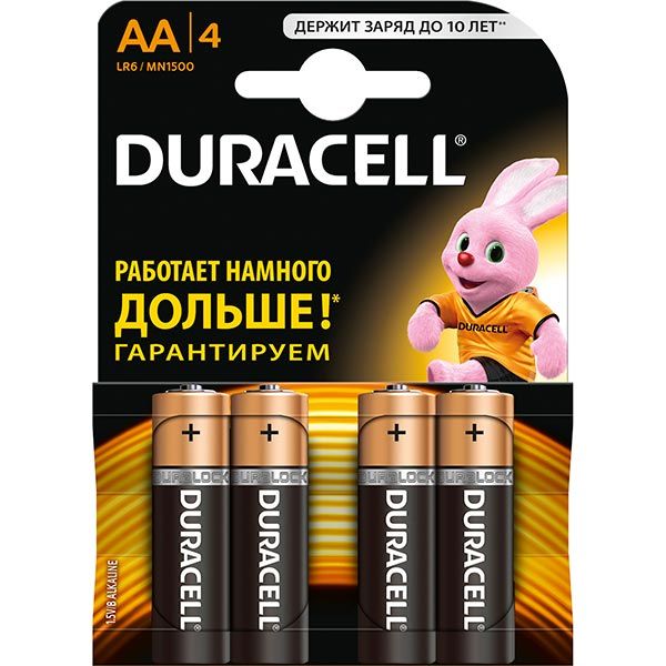 Батарейка Duracell LR06 MN1500 4 шт