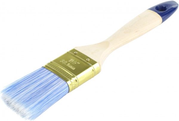 Кисть флейцевая Hardy профи 1,5 синяя 35 мм 0204-425715
