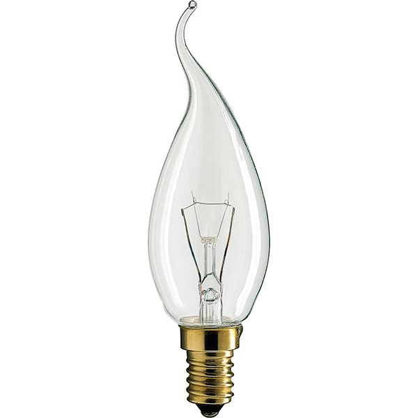 Лампа Philips BХS-35 40 Вт Е14 пламяподобная прозрачная