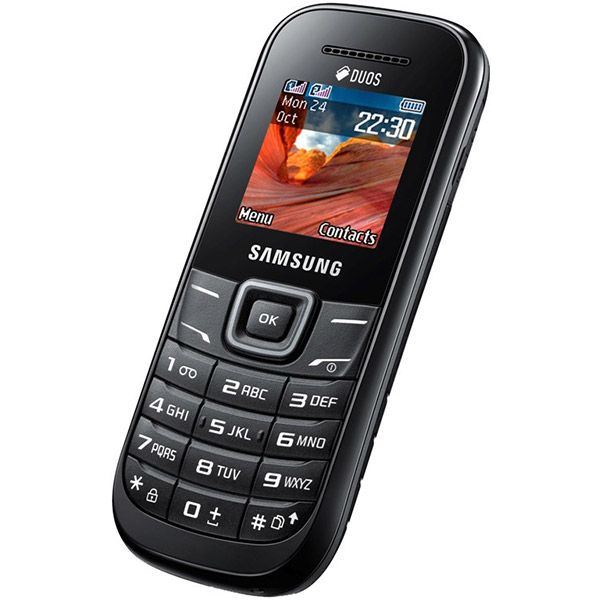 Телефон мобильный Samsung E1202 black