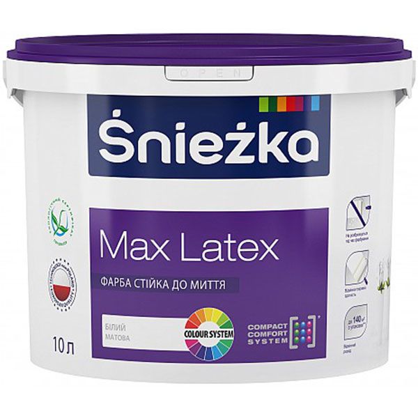 Краска Sniezka Max Latex 1.4 кг