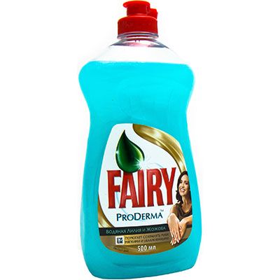 Средство для мытья посуды Fairy ProDerma Water Lily and Jojoba 500 мл