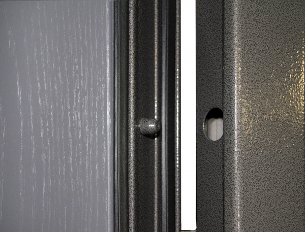 Дверь входная Министерство дверей КУ-Л3/262 бергамо антрацит 2050x960 мм