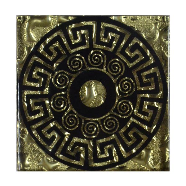 Плитка Grand Kerama Тако Греция золото рифленая 961 6,6x6,6 