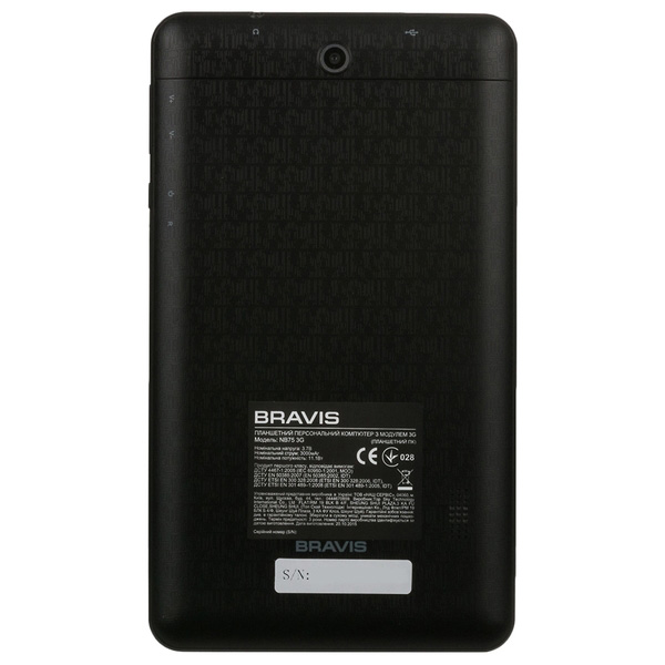 Планшет Bravis NB751 3G Black