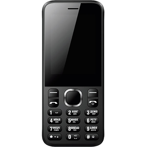 Телефон мобильный Bravis Brace C241 black