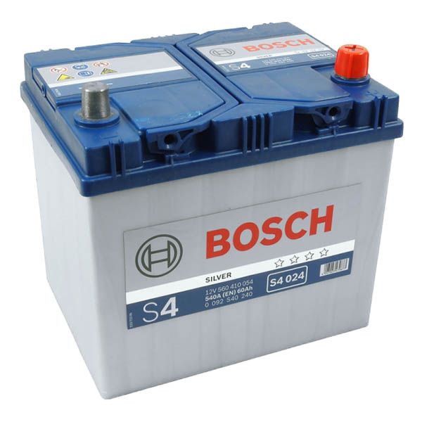 Аккумулятор автомобильный Bosch S4 005 60А 12 B «+» справа