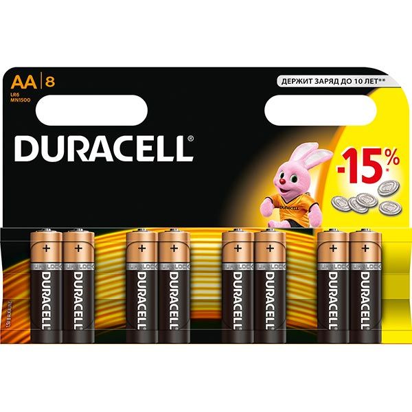 Батарейка Duracell LR06 MN1500 8 шт