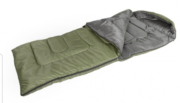 Спальный мешок зимний 205х82 см 300 г/м2 с капюшоном в ассортименте