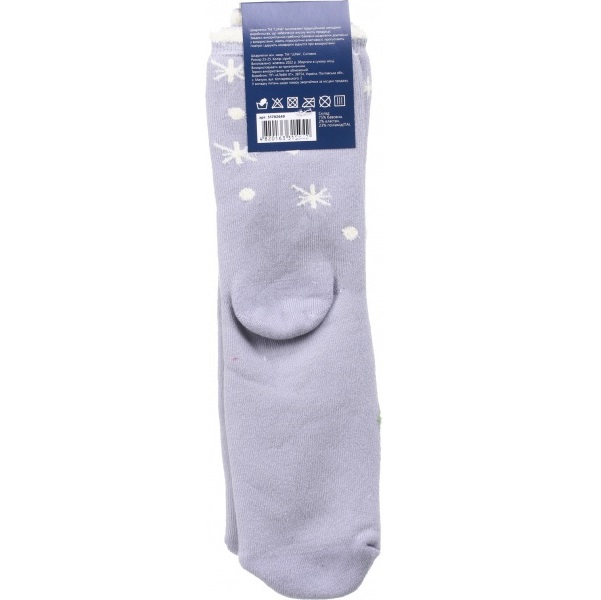 Носки женские Luna махровые Снеговик р. 23-25 серый 