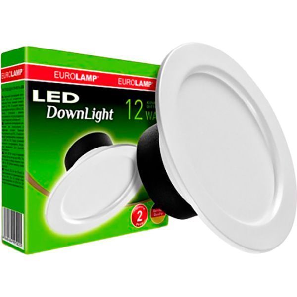 Светильник точечный Eurolamp Downlight LED-DLR-12/4 (Е) 12 Вт 4000 К белый 