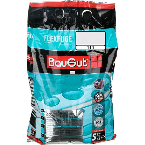 Фуга BauGut flexfuge 111 5 кг серебристо-серый 