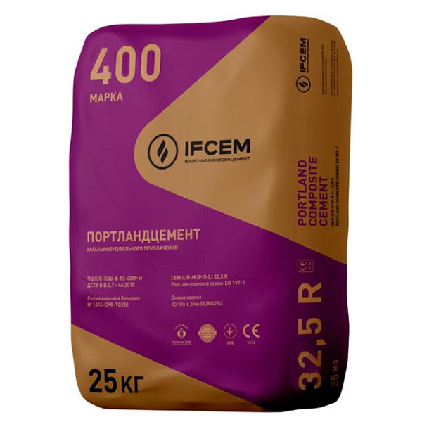 Цемент IFCEM ПЦ II/БК-400 25 кг