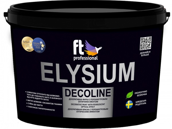 Декоративная краска FT Professional ELYSIUM DECOLINE Вase A 5 л 5,75кг
