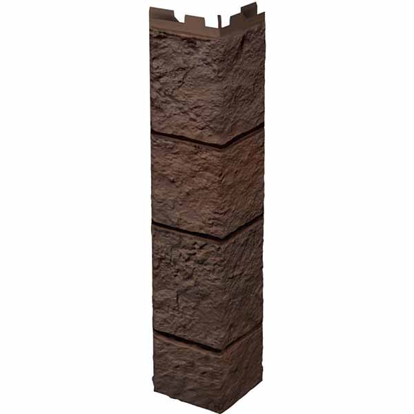 Угол наружный VOX Solid Sandstone Dark Brown 0,42 м 