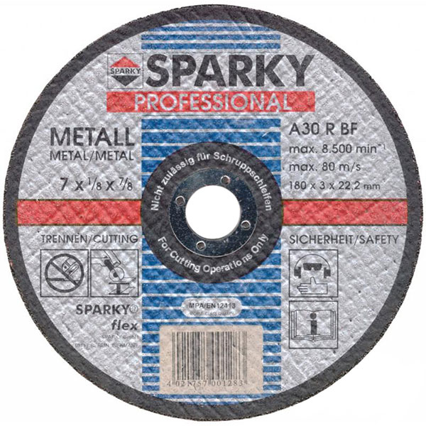 Круг відрізний по металу Sparky  230x2,0x22,2 мм