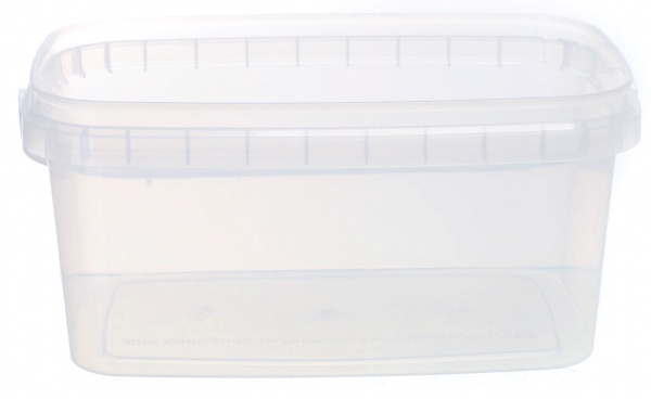 Емкость Poliplast прямоугольный (пищевой пластик) 3 л прозрачный 