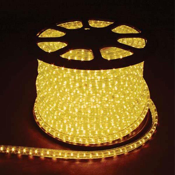 Світлодіодний дюралайт Feron LED 2WAY жовтий 13 мм