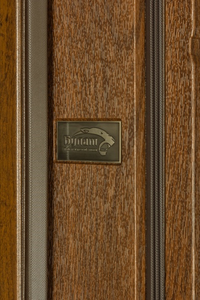 Дверь входная Булат Термо House-703 улица дуб бронзовый 2050x1200 мм левая