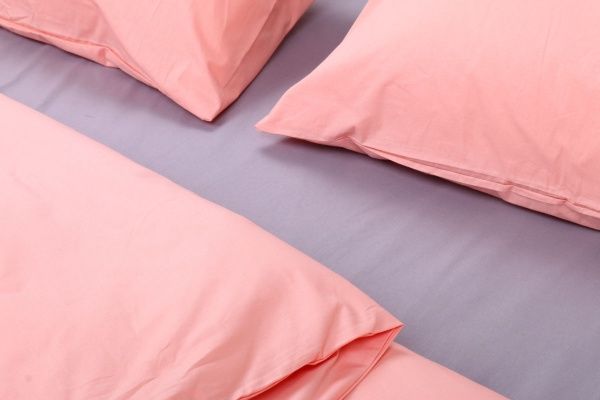 Комплект постельного белья Моно 1,5 розовый с серым La Nuit 