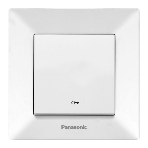 Кнопка звонка Panasonic Arkedia Slim дверного автоматического белый 480300038