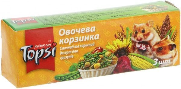 Десерт Topsi Овощная корзина 45 г 3 шт.