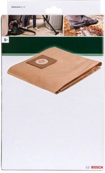 Мешки для пылесосов Bosch бумажные Bosch VAC 20 5 шт. 2,609,256,F33