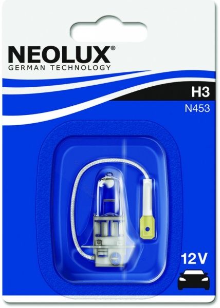 Лампа галогенная Neolux Standart H3 PK22s 12 В 55 Вт 1 шт 3200 K