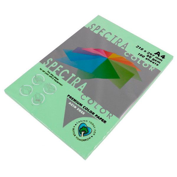 Бумага офисная Spectra Color A4 80 г/м 100 листов Lagoon 130 светло-зеленый 