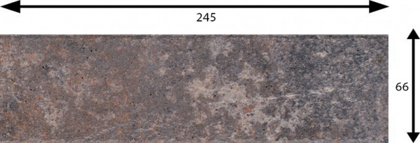 Клинкерная плитка Marsala grys elewacja 24,5x6,6 (0.74) Ceramika Paradyz