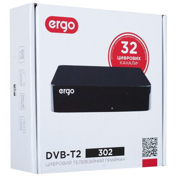 ТВ-ресивер Ergo DVB-T2 302