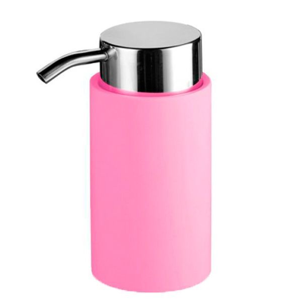 Дозатор для жидкого мыла Trento Aquacolor розовый
