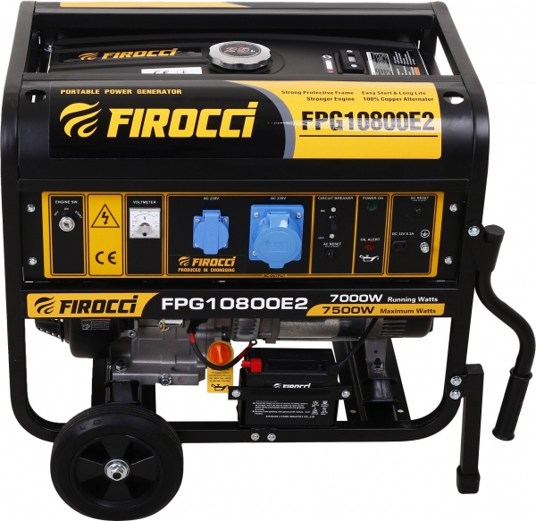Электрогенераторная установка Firocci FPG10800E2 7 кВт / 7,5 кВт 230 В бензин