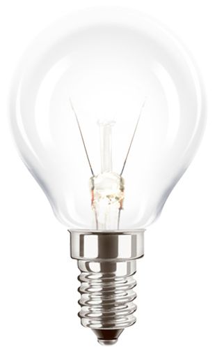 Лампа накаливания Techlamp P45 40 Вт E14 230 В прозрачная 