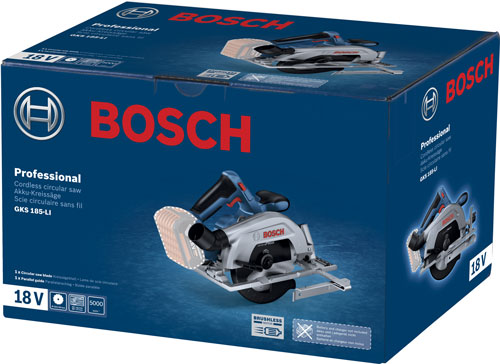 Пила циркулярная Bosch Professional GKS 185-LI 06016C1221