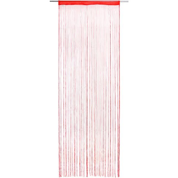 Штора-нитки Underprice червона 90x280 см