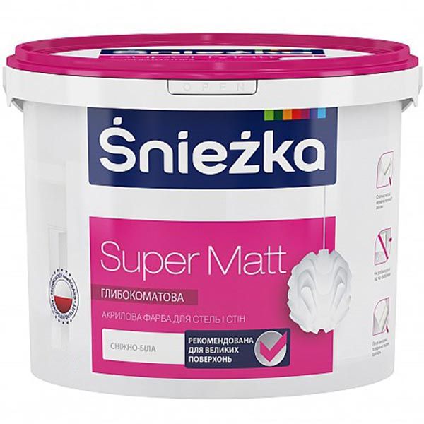 Фарба Sniezka Super Matt 1.4 кг