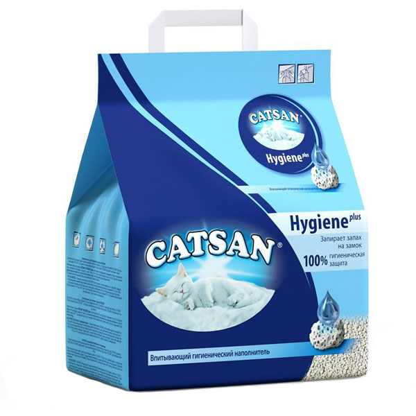 Наповнювач для котячого туалету Catsan Hygiene plus 5 л 9574